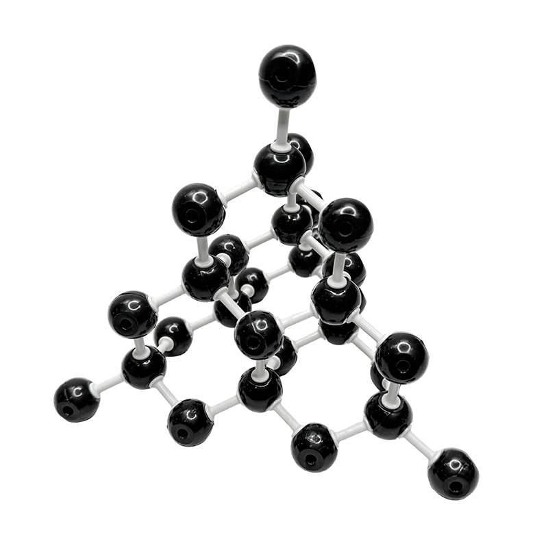 Kovalent kristallmodell diamantmolekylstrukturmodell