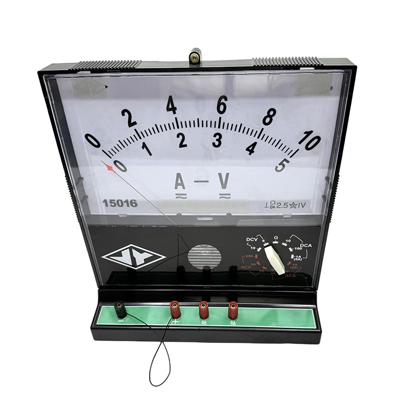 Undervisningsinstrument fysisk elektrisk krets experimentutrustning som visar amp voltmätare