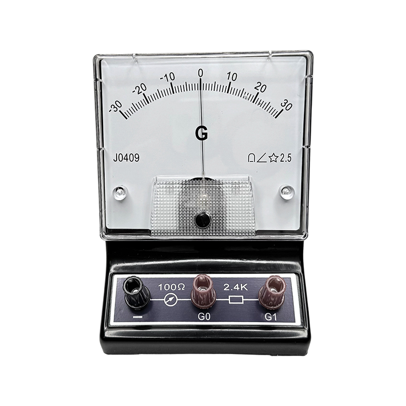 Undervisningsinstrument fysisk elektrisk krets experimentutrustning -30~30uA känslig amperemeter (känslig galvanometer)