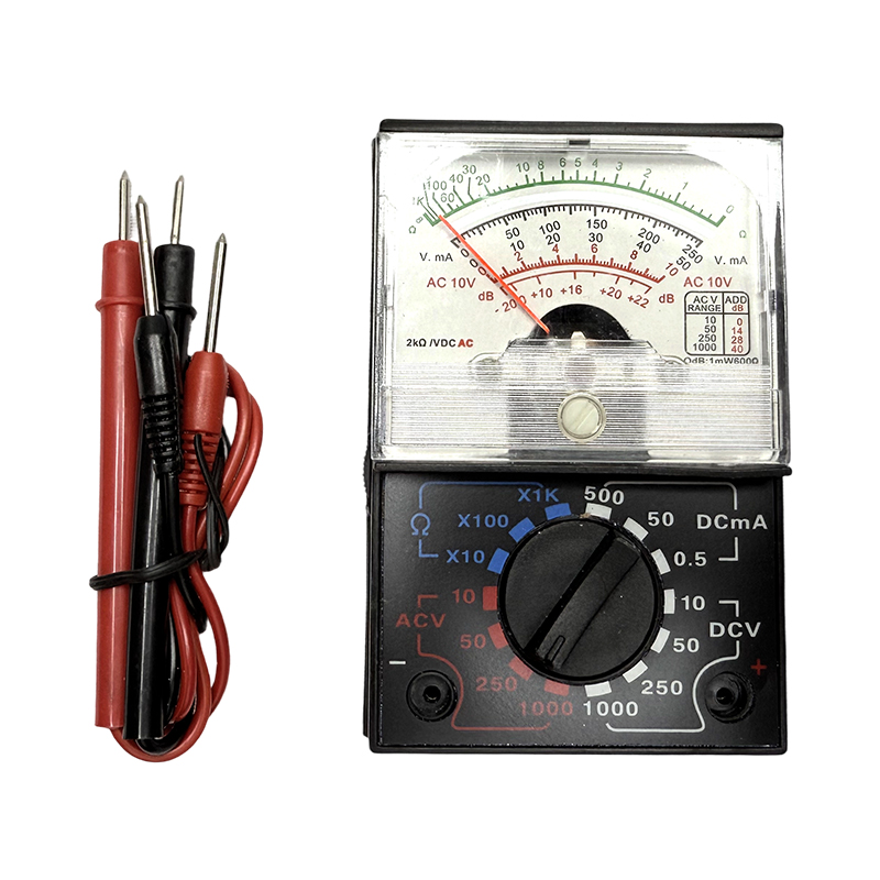 Undervisningsinstrument fysisk elektrisk krets experimentutrustning analog multimeter