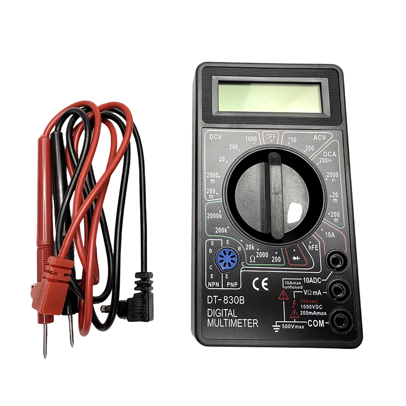 Undervisningsinstrument fysisk elektrisk krets experimentutrustning Digital multimeter handhållen（digital display universalmätare）elektrisk instrumentering