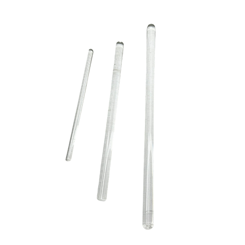 Laboratorie genomskinlig glasstav