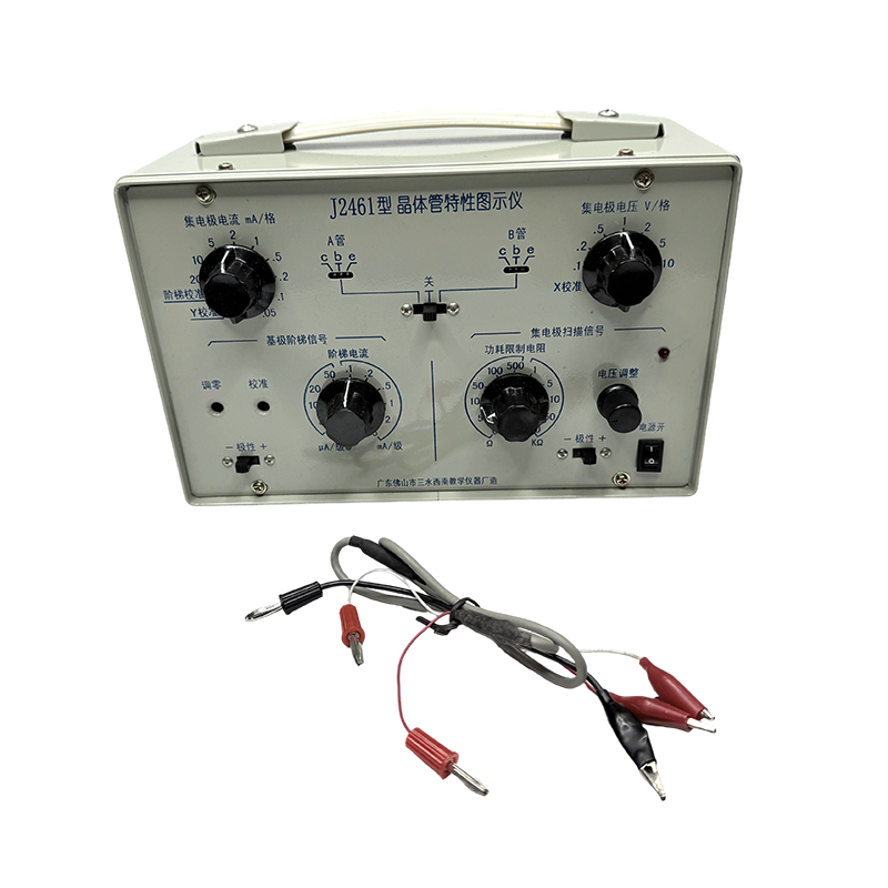 Transistorkarakteristiskt diagram instrument/mellanstadiets fysik/laboratorieinstrument