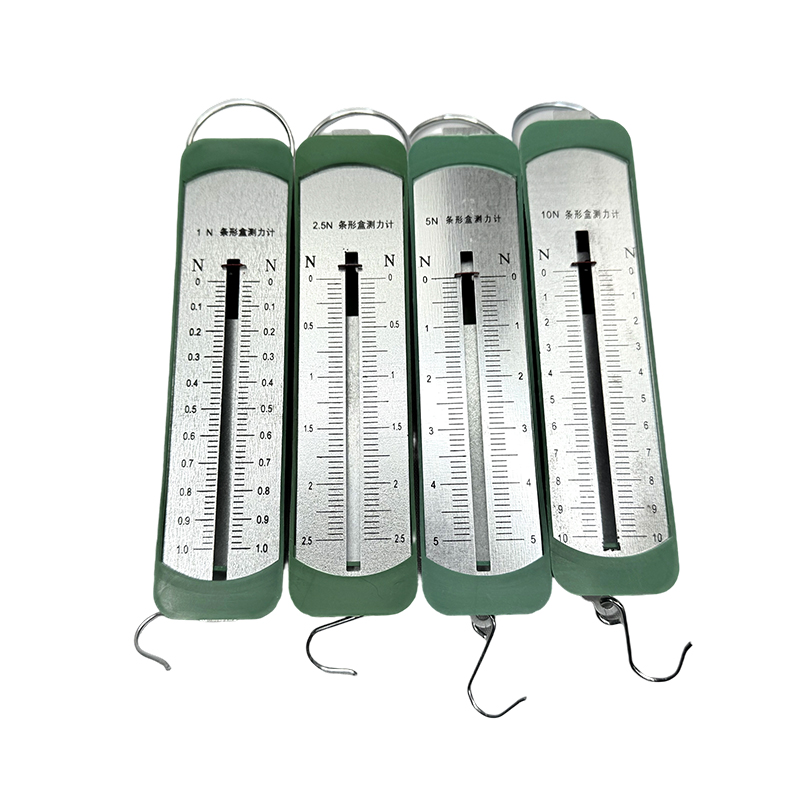 Skolfysiklabinstrument vetenskapsexperiment och undervisningssats Bandlåda dynamometer 1N/2,5N/5N/10N Fjäderdynamometer