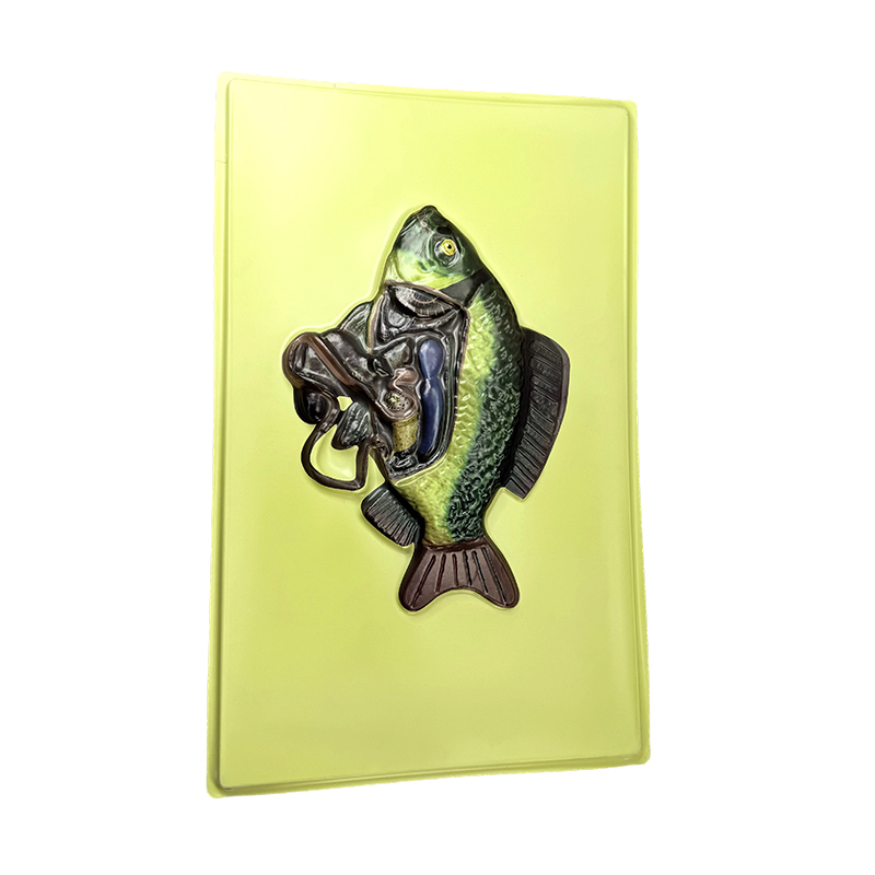 Reliefmodell av fisk