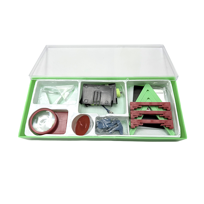 Geometrisk optik experiment kit / optiska experiment kit laserprisma konvex lins pedagogisk fysik