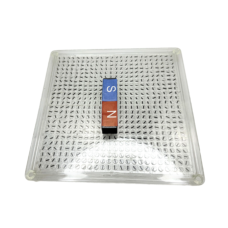 Magnetisk induktionslinje demonstrationstavla elektromagnetiska fältfysik experimentell utrustning