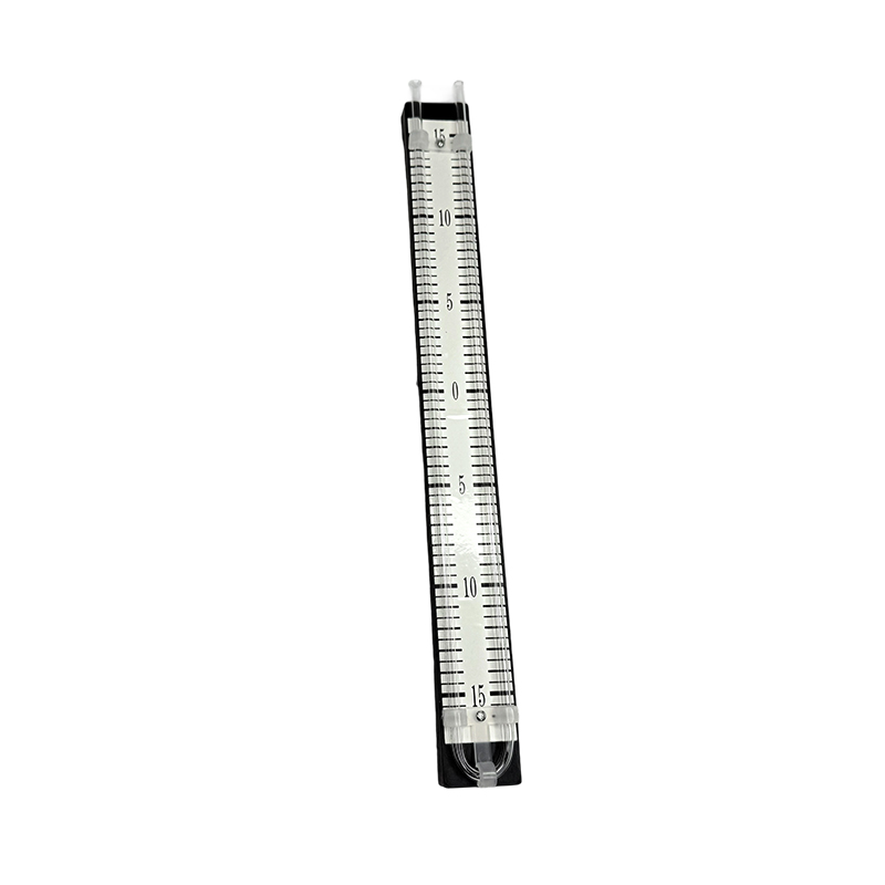 U-rör manometer 150-0-150 mm med röd vätskemätare skolfysik laboratorieinstrument