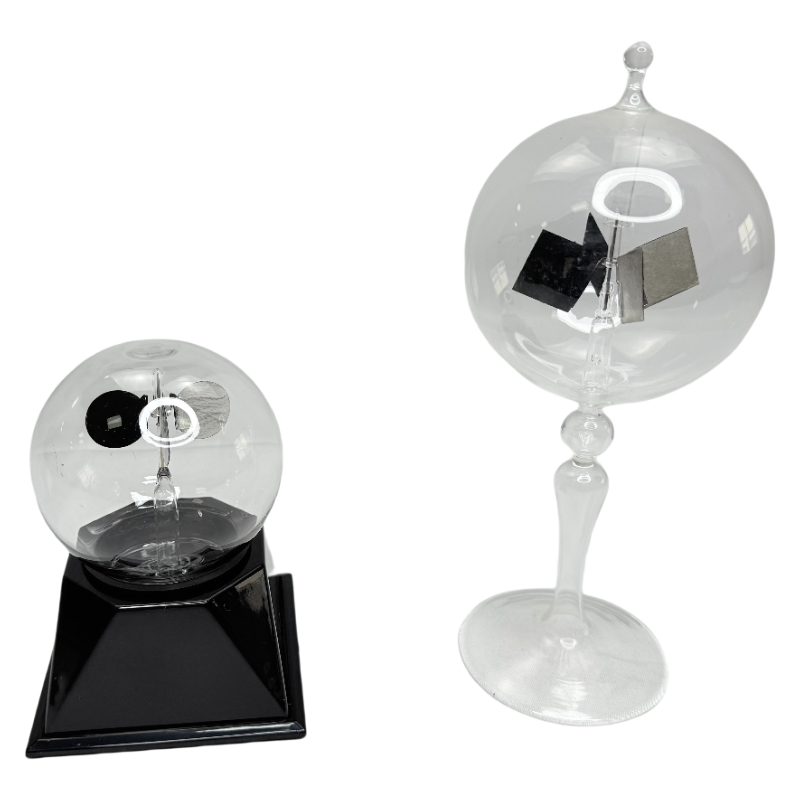 Crookes radiometer lätttryck väderkvarn termisk radiator instrument fysisk experimentutrustning