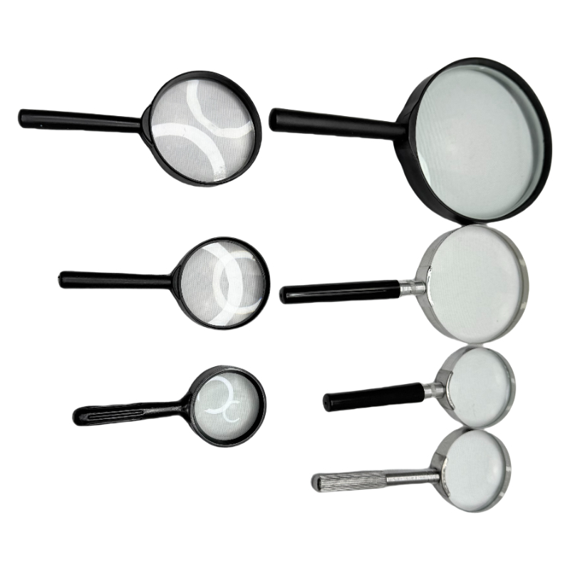 Bärbart förstoringsglas/handhållet förstoringsglas