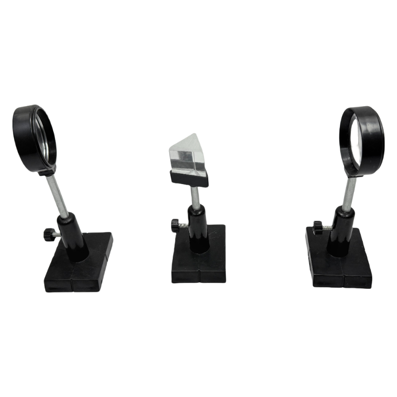 Lins / prisma och hållare / vetenskap / laboratorieinstrument